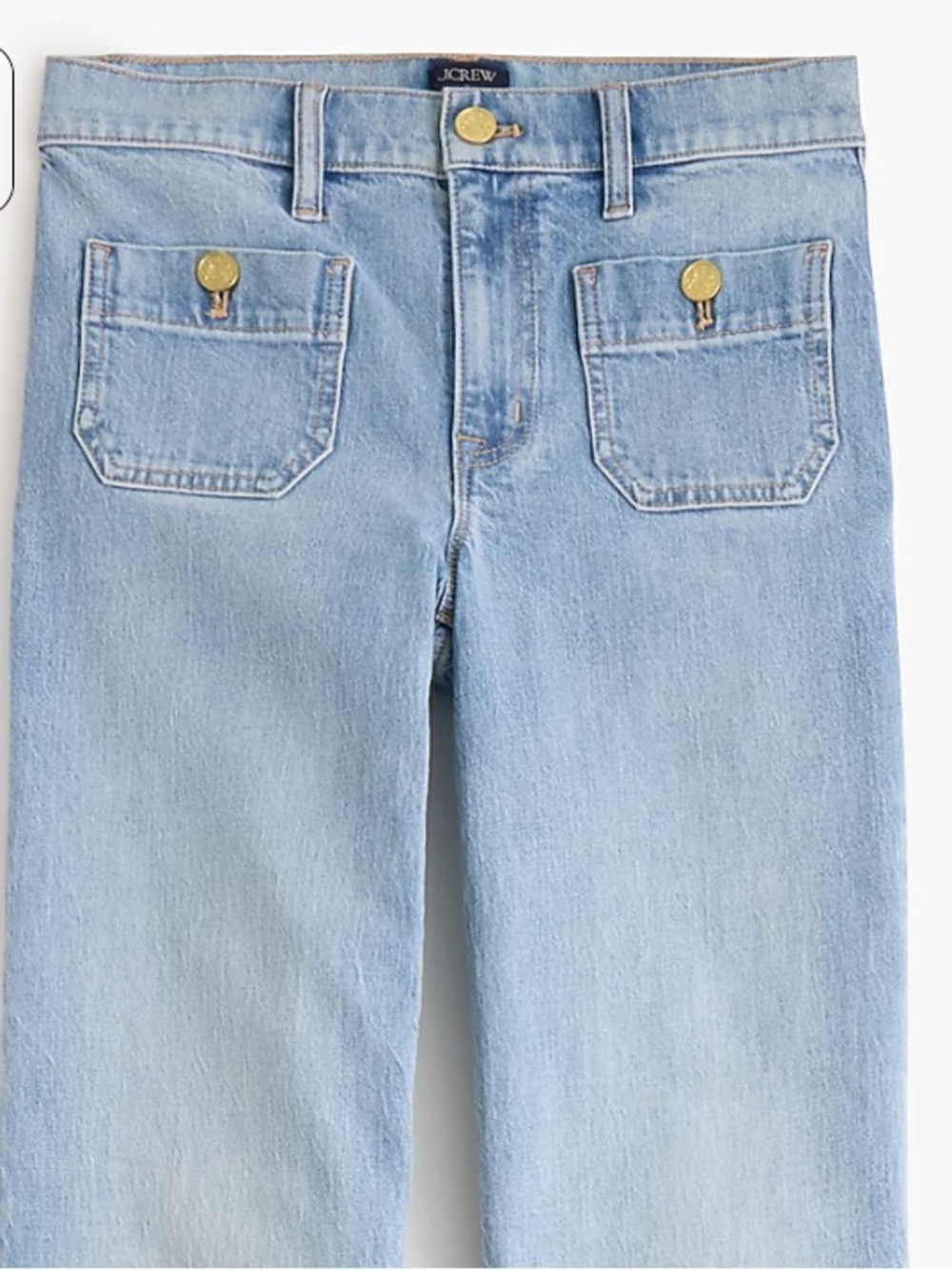 J. Crew Factory Slim wide-leg Sailor jean in all-day stretch - Picture 3 of 10